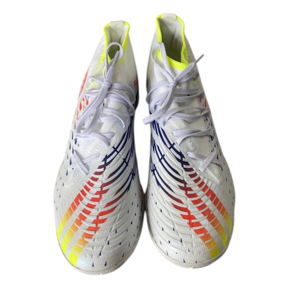 Adidas Predator Edge 3 Men’s size 8 Indoor Soccer Futbol White Cleats  #GV8517